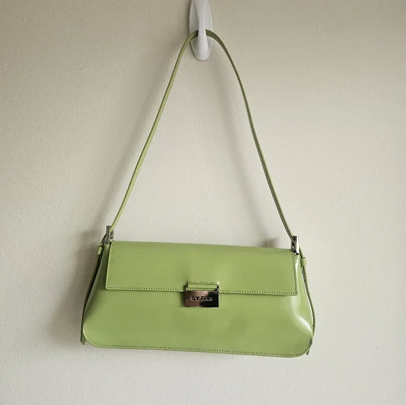 By Far Matilda Bag in green glossy leather - Picture 2 of 9